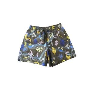SAXX Oh Buoy 2 In 1 Volley 5" Shorts‎ Mens SMALL Ballpark Pouch Cactus Pineapple